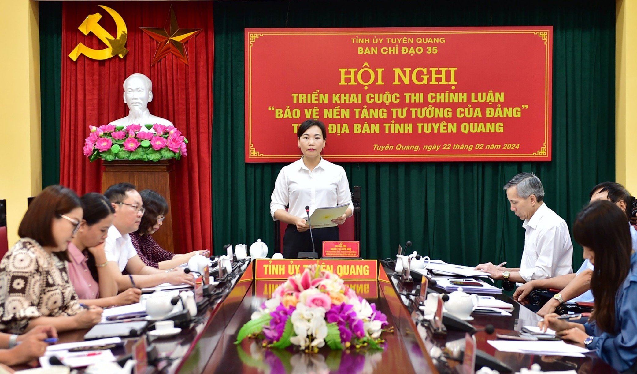 Tuyên Quang-Lan tỏa Cuộc thi chính luận về bảo vệ nền tảng tư tưởng của Đảng