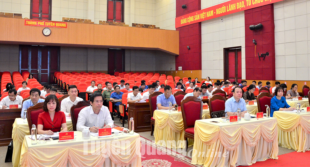Thành ủy Tuyên Quang sơ kết 2 năm thực hiện Đề án số 16-ĐA/TU
