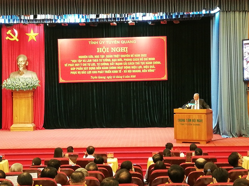 Tuyên Quang học tập chuyên đề năm 2022 và triển khai đợt sinh hoạt chính trị, tư tưởng về nội dung tác phẩm của Tổng Bí thư Nguyễn Phú Trọng