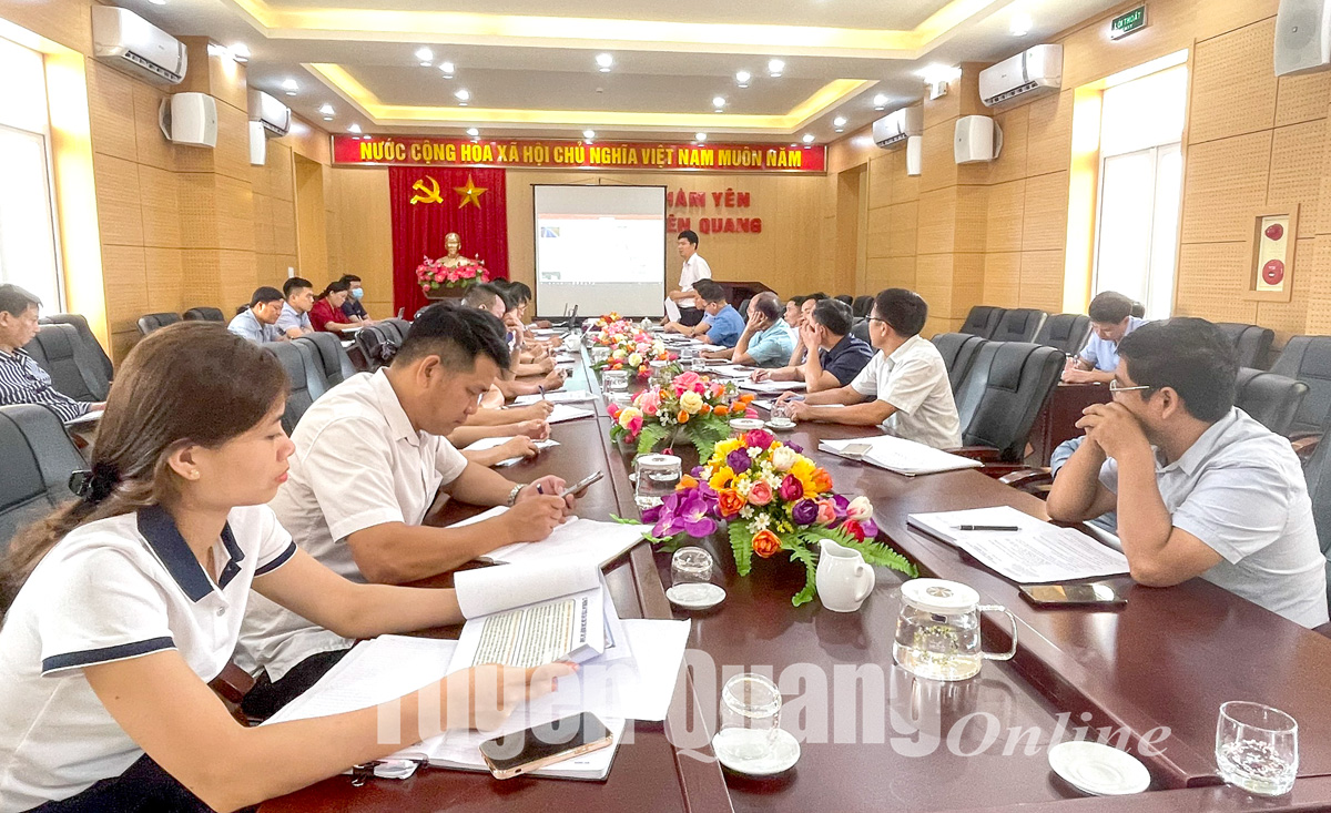 Họp Ban Chỉ đạo chuẩn bị cho công tác bồi thường giải phóng mặt bằng Dự án Cao tốc Tuyên Quang - Hà Giang