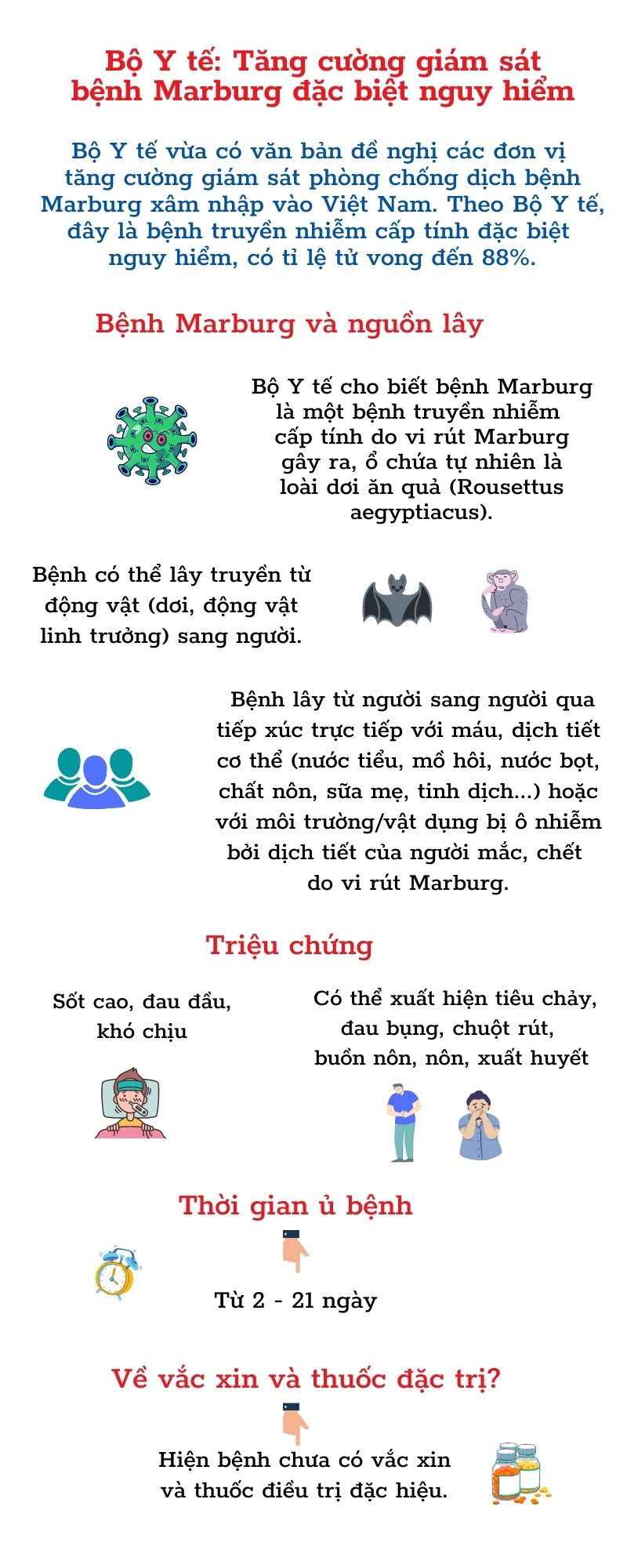 Tình hình bệnh Marburg ở Việt Nam