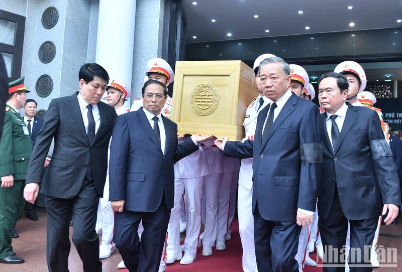 Lễ truy điệu Tổng Bí thư Nguyễn Phú Trọng tại Nhà tang lễ Quốc gia