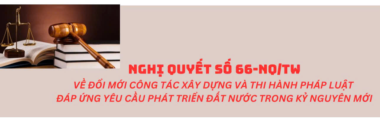 Nghị quyết số 66-NQ/TW của Bộ Chính trị