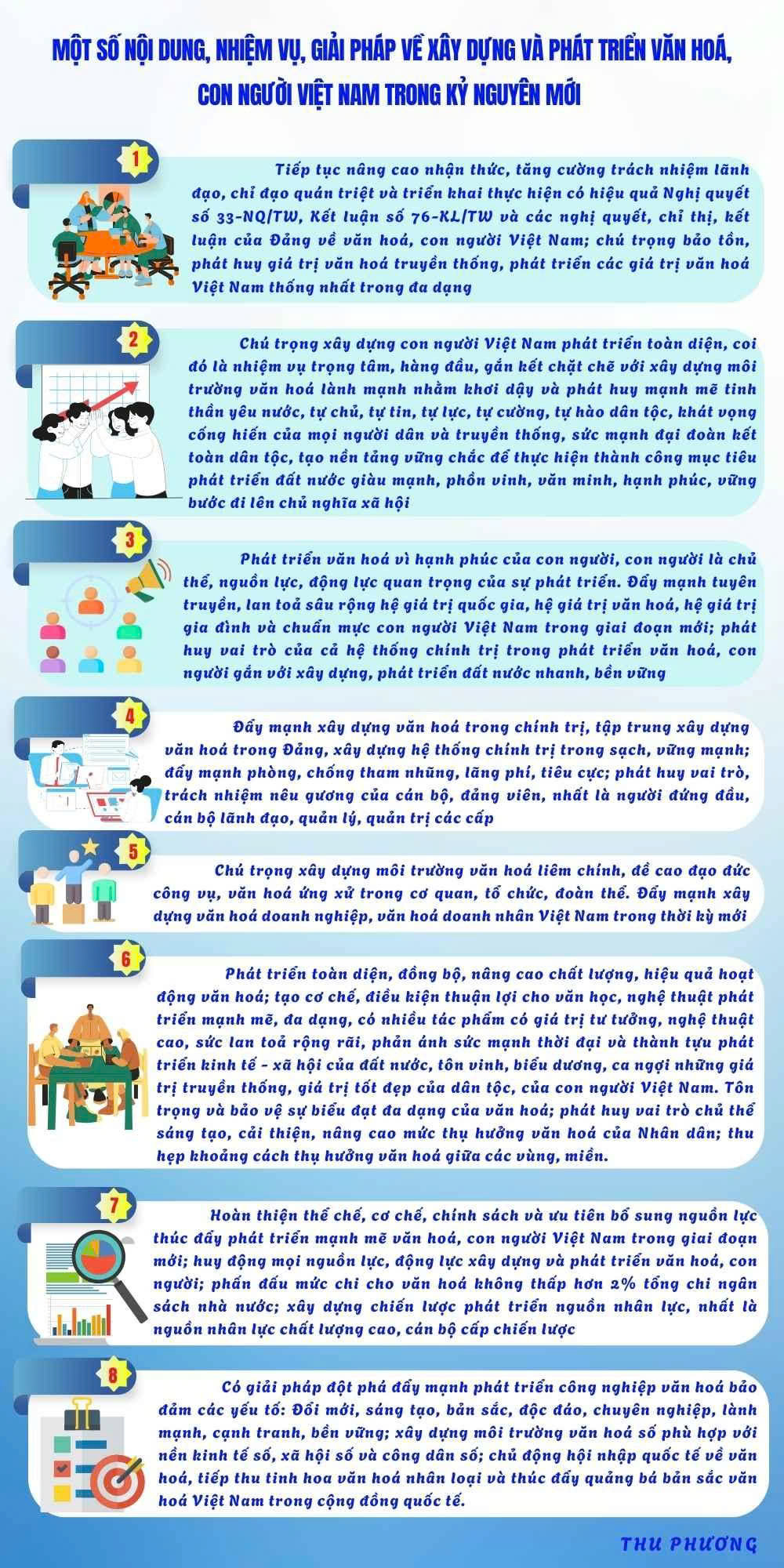 Một số nội dung, nhiệm vụ, giải pháp Về xây dựng và phát triển văn hóa, con người Việt Nam trong kỷ nguyên mới
