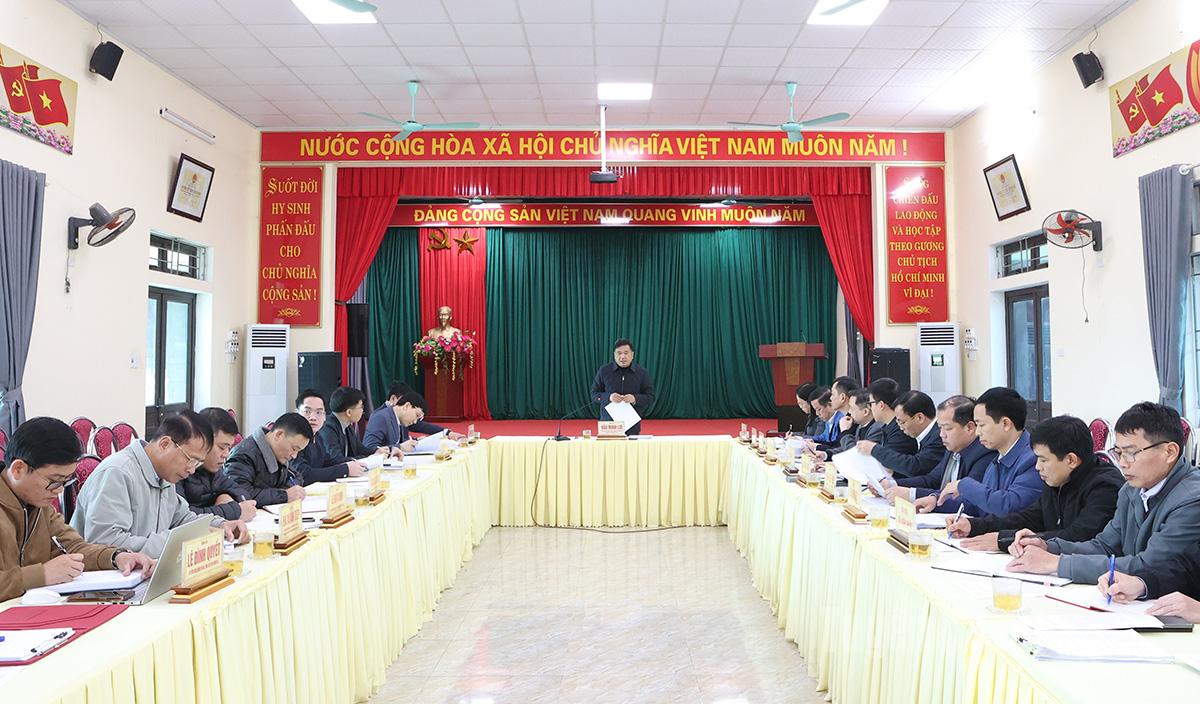 Tiếp tục chương trình làm việc của các đoàn kiểm tra Ủy ban bầu cử tỉnh tại các địa phương