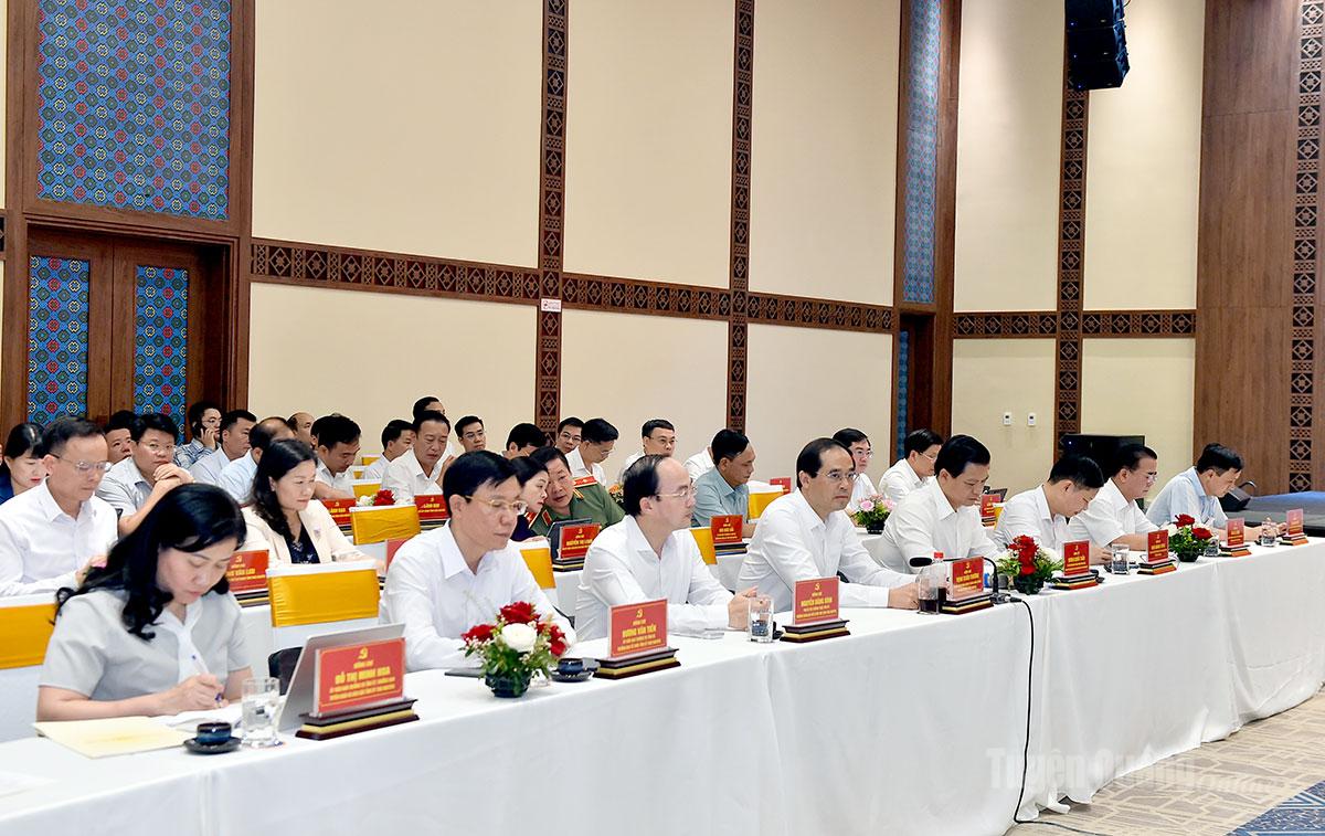 Các đại biểu tỉnh Thái Nguyên tại hội nghị.