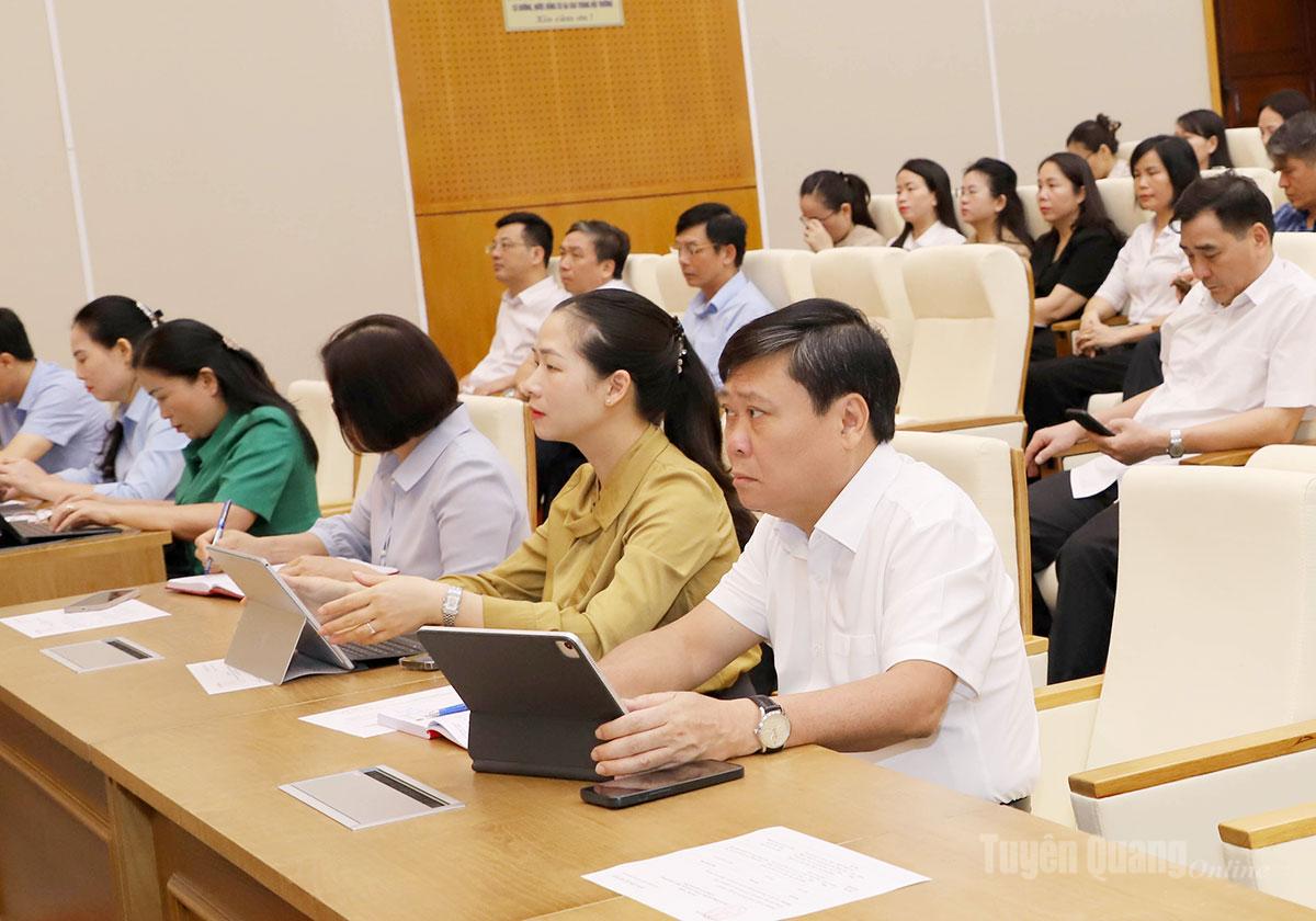 Các đại biểu dự lớp bồi dưỡng.