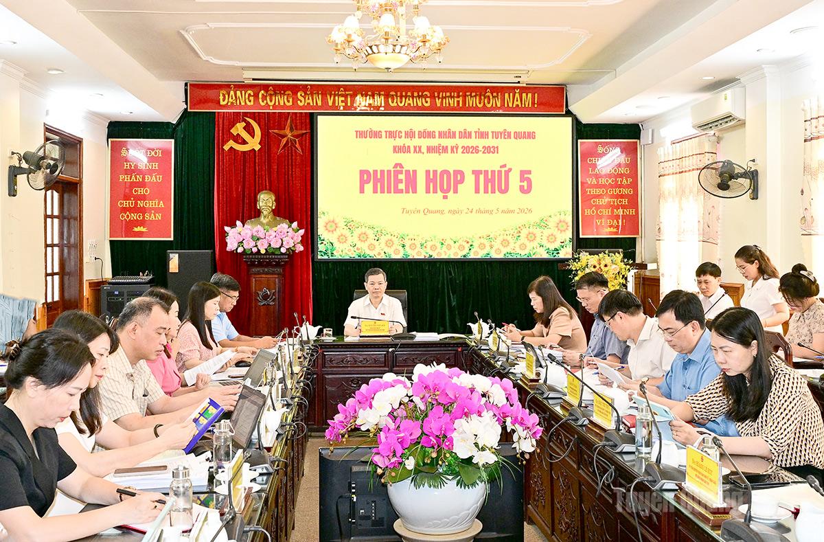 Các đại biểu dự phiên họp thứ 5.
