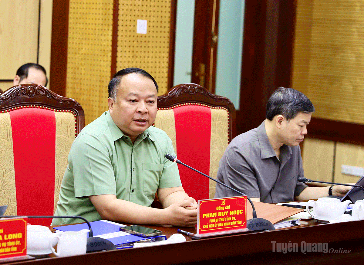 Chủ tịch UBND tỉnh Phan Huy Ngọc thông tin thêm tình hình dịp nghỉ lễ 30/4-1/5.