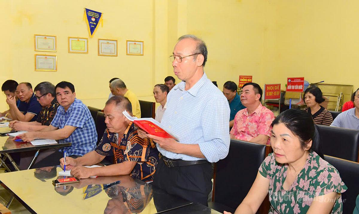 Đảng viên cao tuổi nêu gương sáng